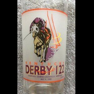 𝅺1996 OFFICIAL 122nd KENTUCKY DERBY Churchill Downs Mint Juelp Glass